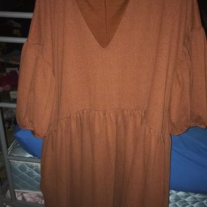 Yellowish/Brown Dress (NEVER WORN)